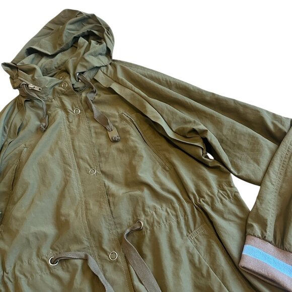 Free People Windswept Windbreaker Lightweight Jacket Long Length Size Small - Picture 7 of 14